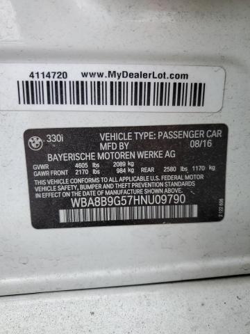 WBA8B9G57HNU09790 BMW 330 I