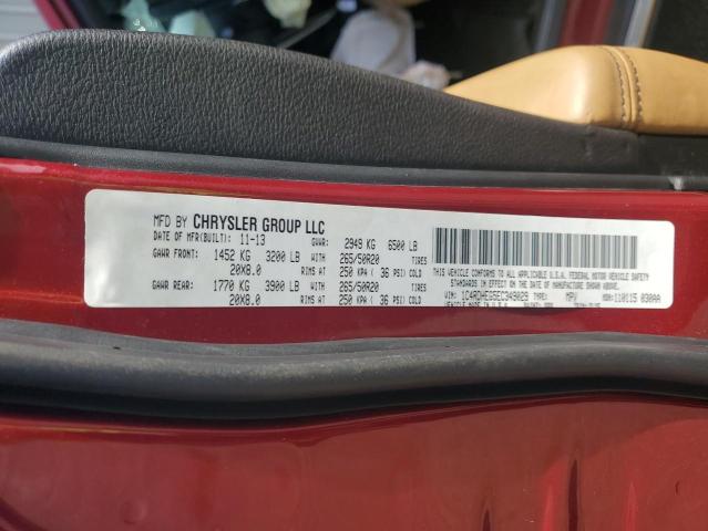 1C4RDHEG5EC349029 Dodge Durango Citadel