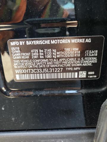 WBXHT3C33J5L31227 BMW X1 Xdrive28i