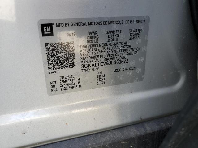 3GKALTEV6JL363672 GMC Terrain Sle