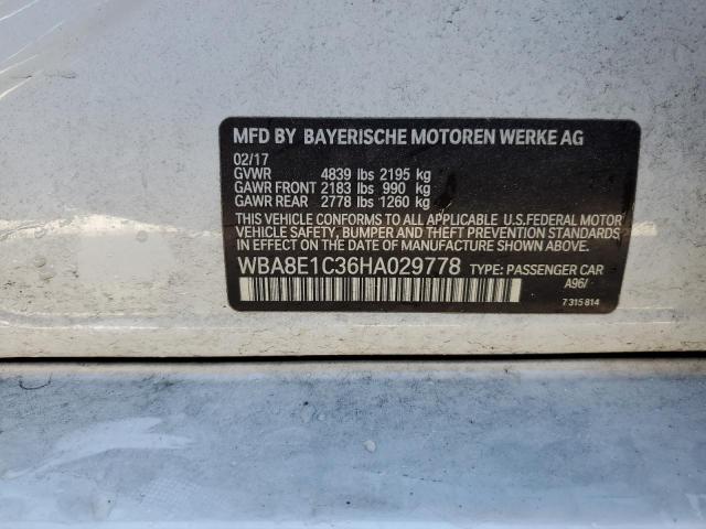 WBA8E1C36HA029778 BMW 330e