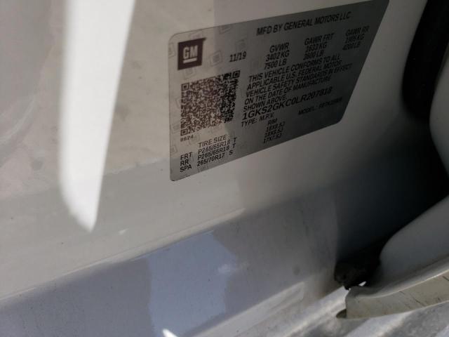 1GKS2GKC0LR207818 GMC Yukon Xl K1500 Slt