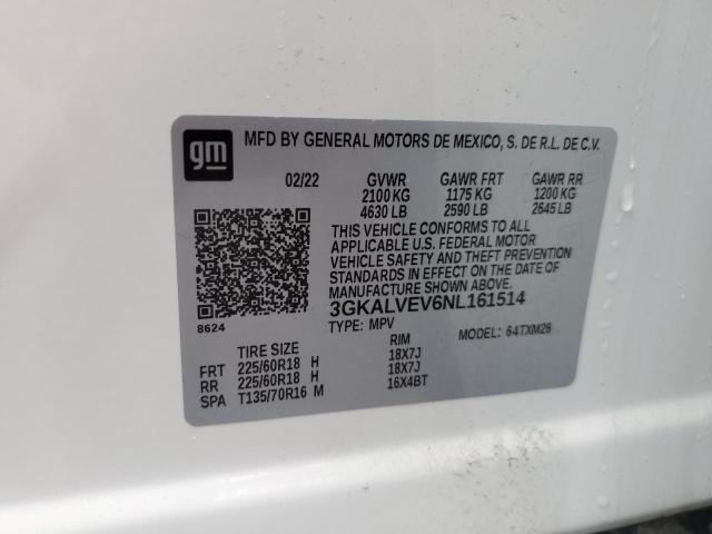 3GKALVEV6NL161514 GMC Terrain Slt