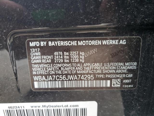 WBAJA7C56JWA74295 BMW 530 XI