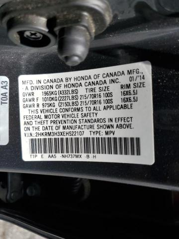 2HKRM3H3XEH522107 Honda CR-V LX