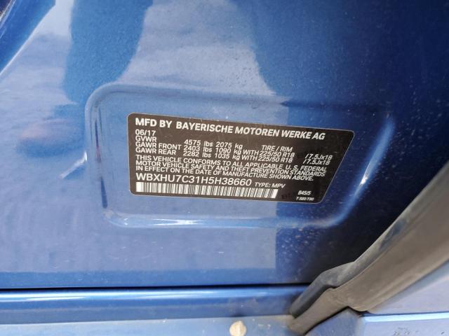 WBXHU7C31H5H38660 BMW X1 Sdrive28i
