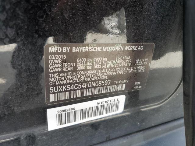5UXKS4C54F0N08593 BMW X5 Xdrive35d
