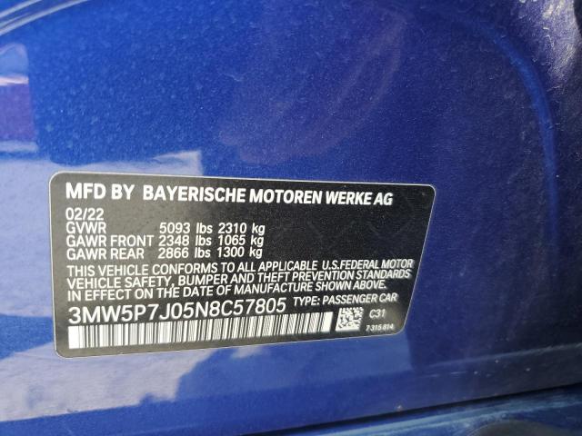 3MW5P7J05N8C57805 BMW 330e