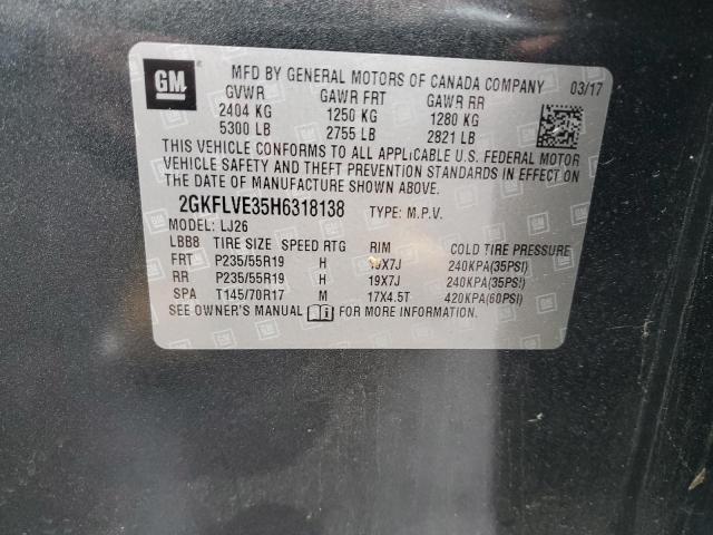2GKFLVE35H6318138 GMC Terrain Denali