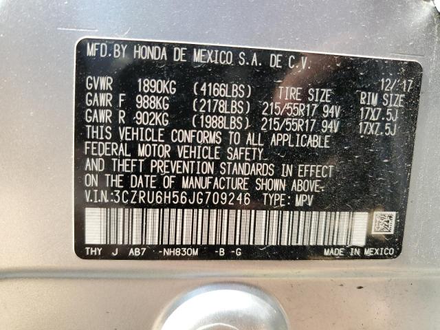 3CZRU6H56JG709246 Honda HR-V EX