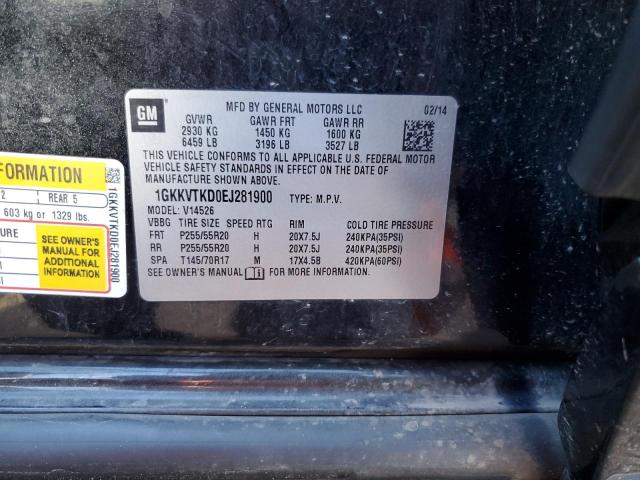 1GKKVTKD0EJ281900 GMC Acadia Denali