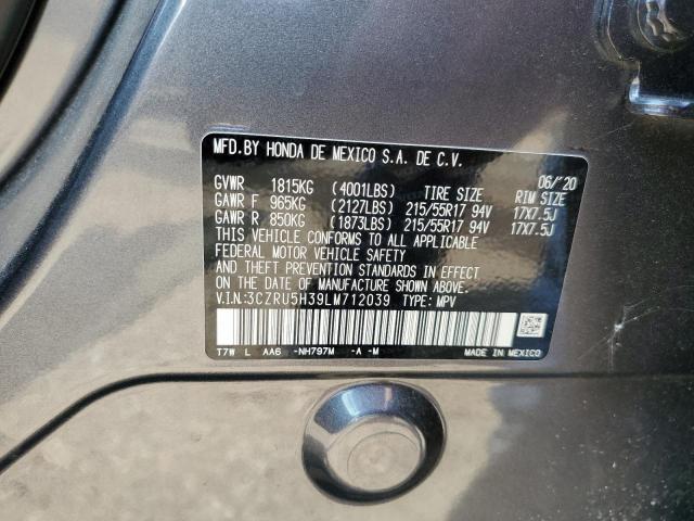 3CZRU5H39LM712039 Honda HR-V LX