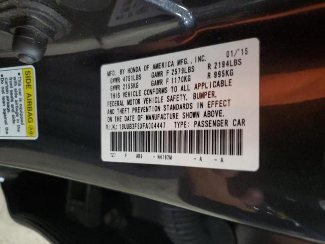 19UUB3F5XFA004447 Acura TLX TECH