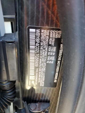 WBY8P4C02L7G56909 BMW I3 REX