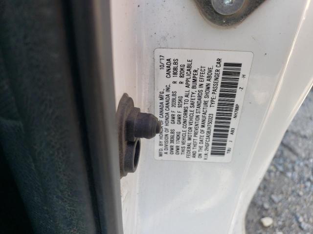 2HGFC3A58JH750323 Honda CIVIC SI