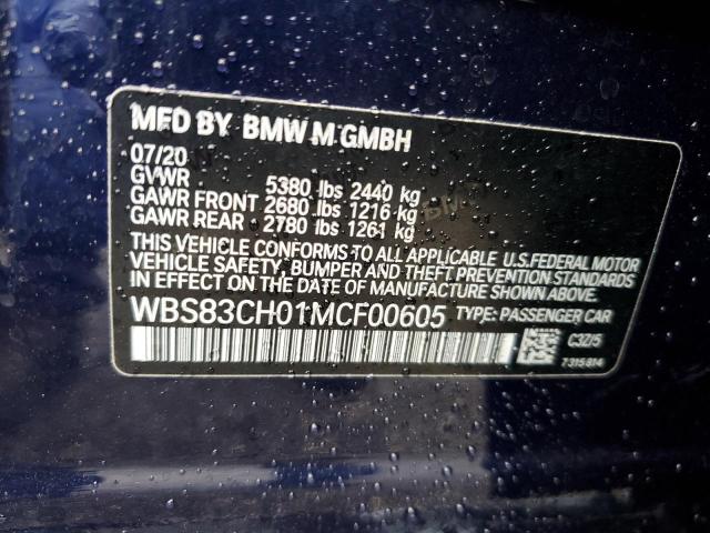 WBS83CH01MCF00605 BMW M5