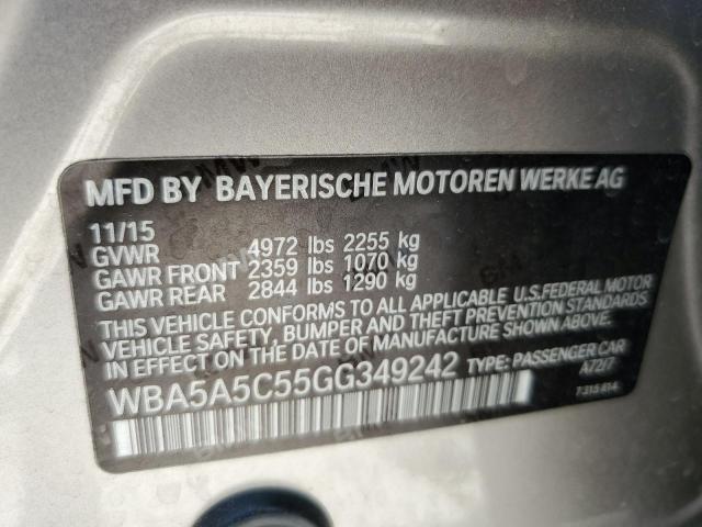 WBA5A5C55GG349242 BMW 528 I