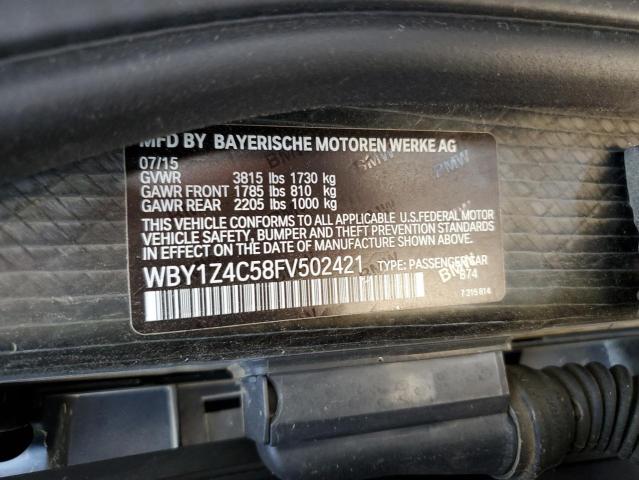 WBY1Z4C58FV502421 BMW I3 REX