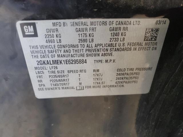 2GKALMEK1E6295884 GMC Terrain Sle