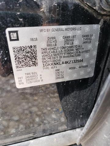 1GKKNKLA4KZ132594 GMC ACADIA SLE