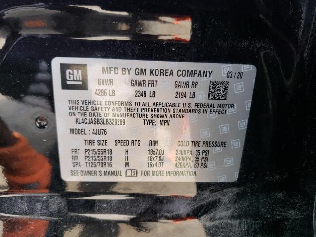 KL4CJASB3LB329289 Buick Encore Preferred