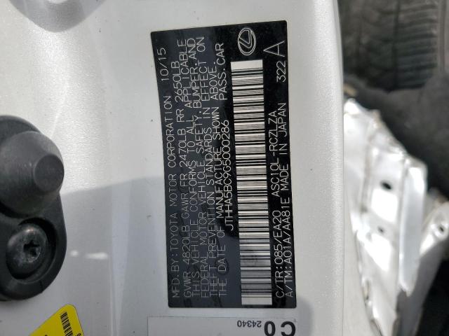 JTHHA5BC9G5000286 Lexus RC 200T