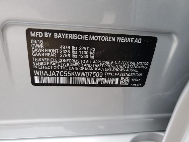 WBAJA7C55KWW07509 BMW 530 XI