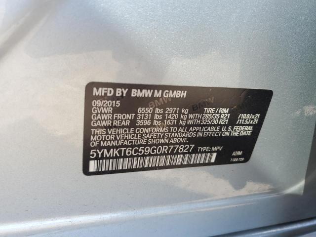 5YMKT6C59G0R77827 BMW X5 M