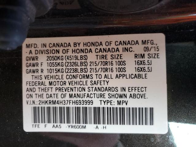2HKRM4H37FH693999 Honda CR-V LX