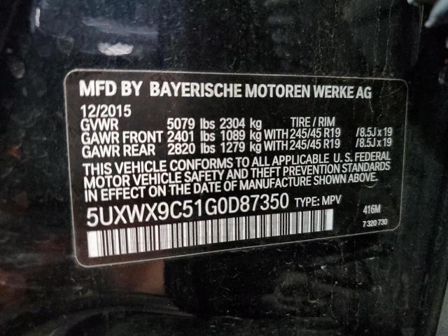 5UXWX9C51G0D87350 BMW X3 Xdrive28i