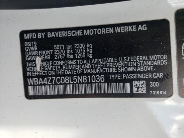 WBA4Z7C08L5N81036 BMW 440XI