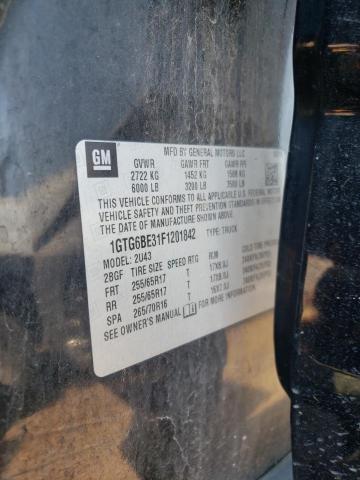 1GTG6BE31F1201842 GMC CANYON SLE