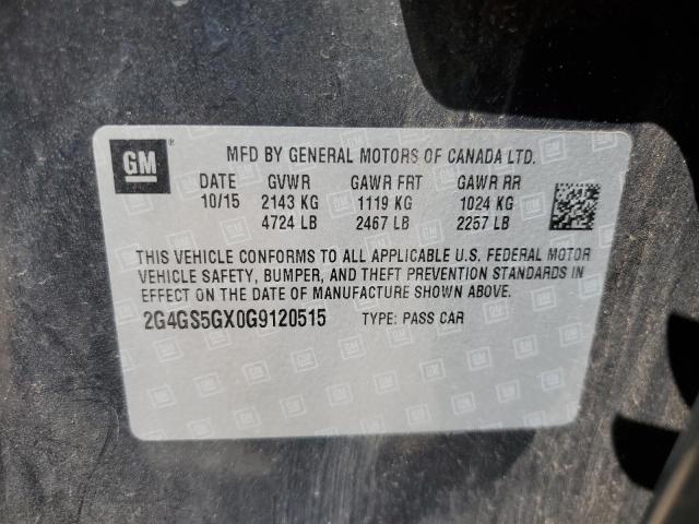 2G4GS5GX0G9120515 Buick Regal Premium