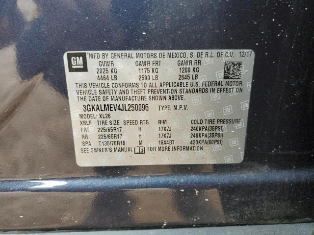 3GKALMEV4JL250096 GMC Terrain Sle
