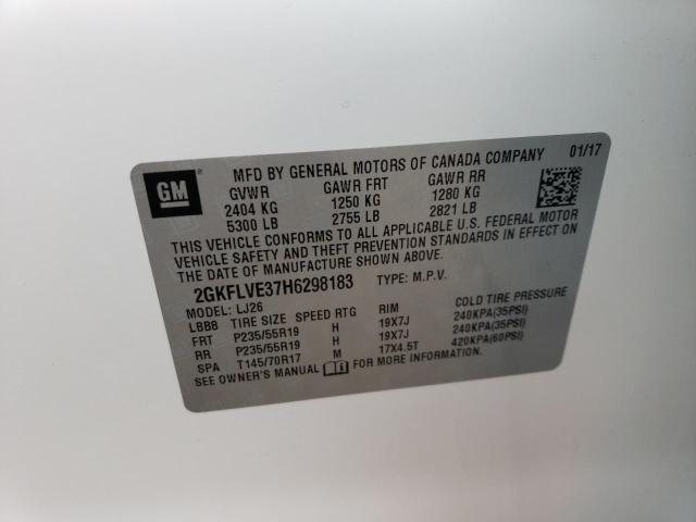 2GKFLVE37H6298183 GMC Terrain Denali