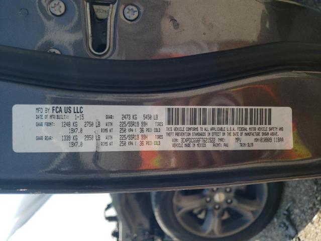 3C4PDCGG6FT621522 Dodge Journey Crossroad