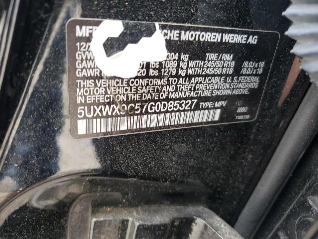 5UXWX9C57G0D85327 BMW X3 Xdrive28i