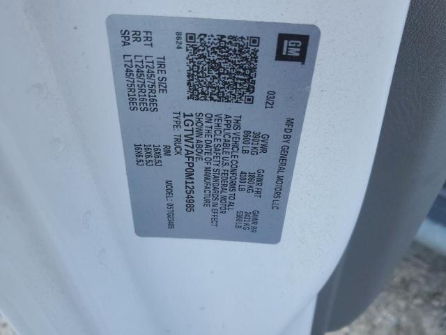 1GTW7AFP0M1254985 GMC Savana G2500