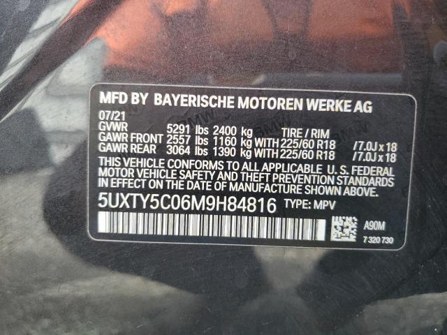 5UXTY5C06M9H84816 BMW X3 Xdrive30i