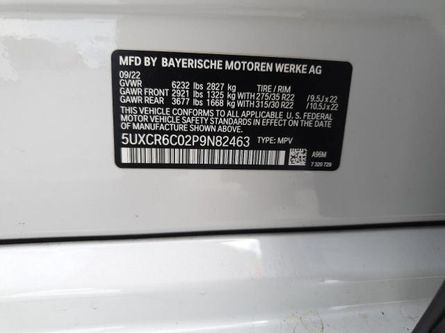 5UXCR6C02P9N82463 BMW X5 Xdrive40i