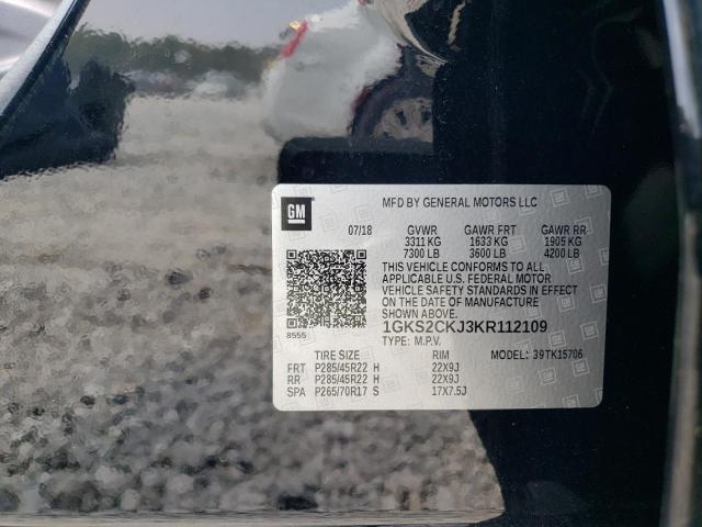1GKS2CKJ3KR112109 GMC YUKON DENALI