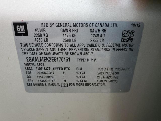 2GKALMEK2E6170151 GMC Terrain Sle