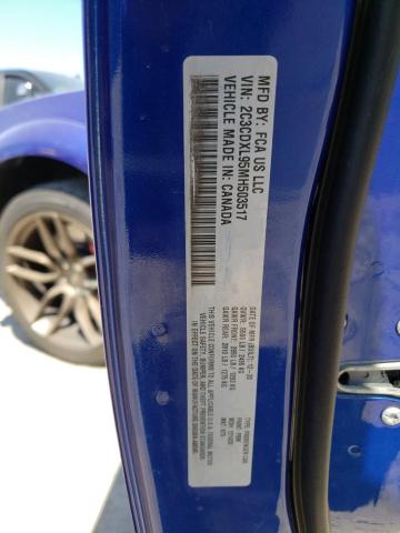 2C3CDXL95MH503517 Dodge Charger Srt Hellcat