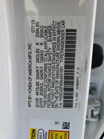 1HGCV2F9XKA031951 Honda Accord Touring