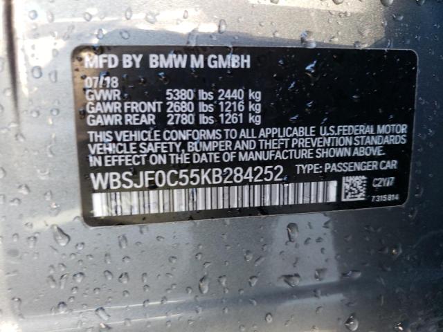 WBSJF0C55KB284252 BMW M5