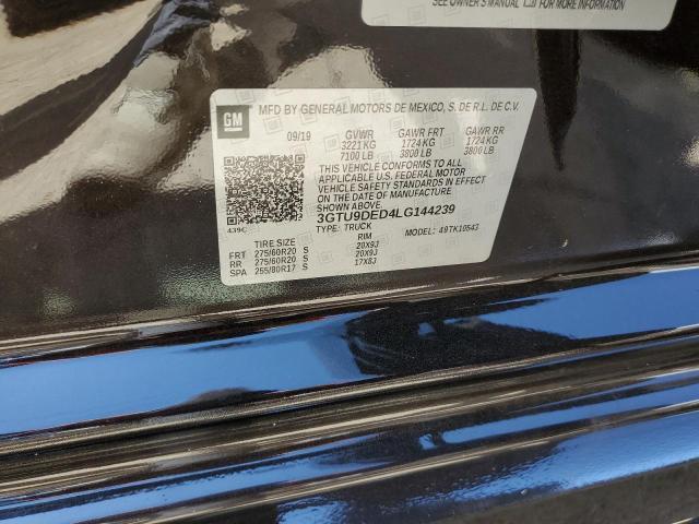 3GTU9DED4LG144239 GMC Sierra K1500 Slt