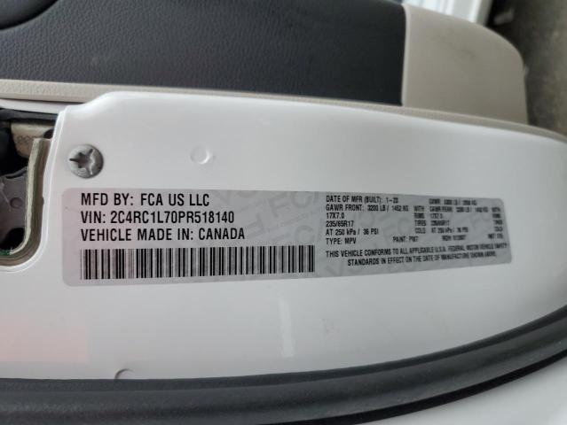 2C4RC1L70PR518140 Chrysler Pacifica Hybrid Touring L