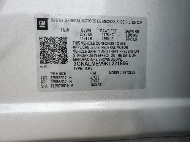 3GKALMEV9KL221856 GMC Terrain Sle