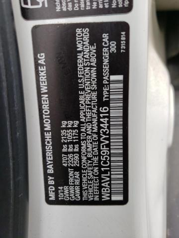WBAVL1C59FVY34416 BMW X1 Xdrive28i