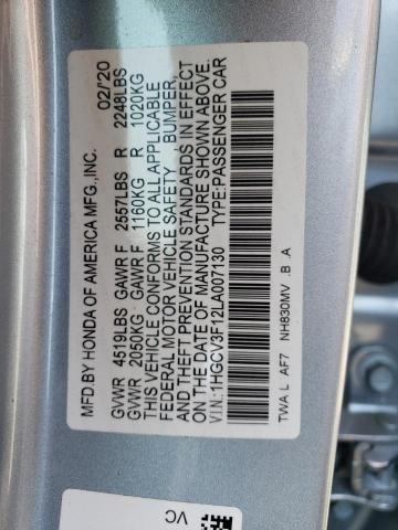 1HGCV3F12LA007130 Honda ACCORD HYBRID